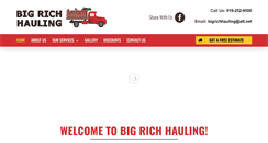 Desktop Screenshot of bigrichhauling.com